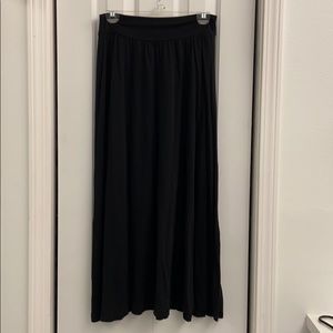 Black cotton skirt